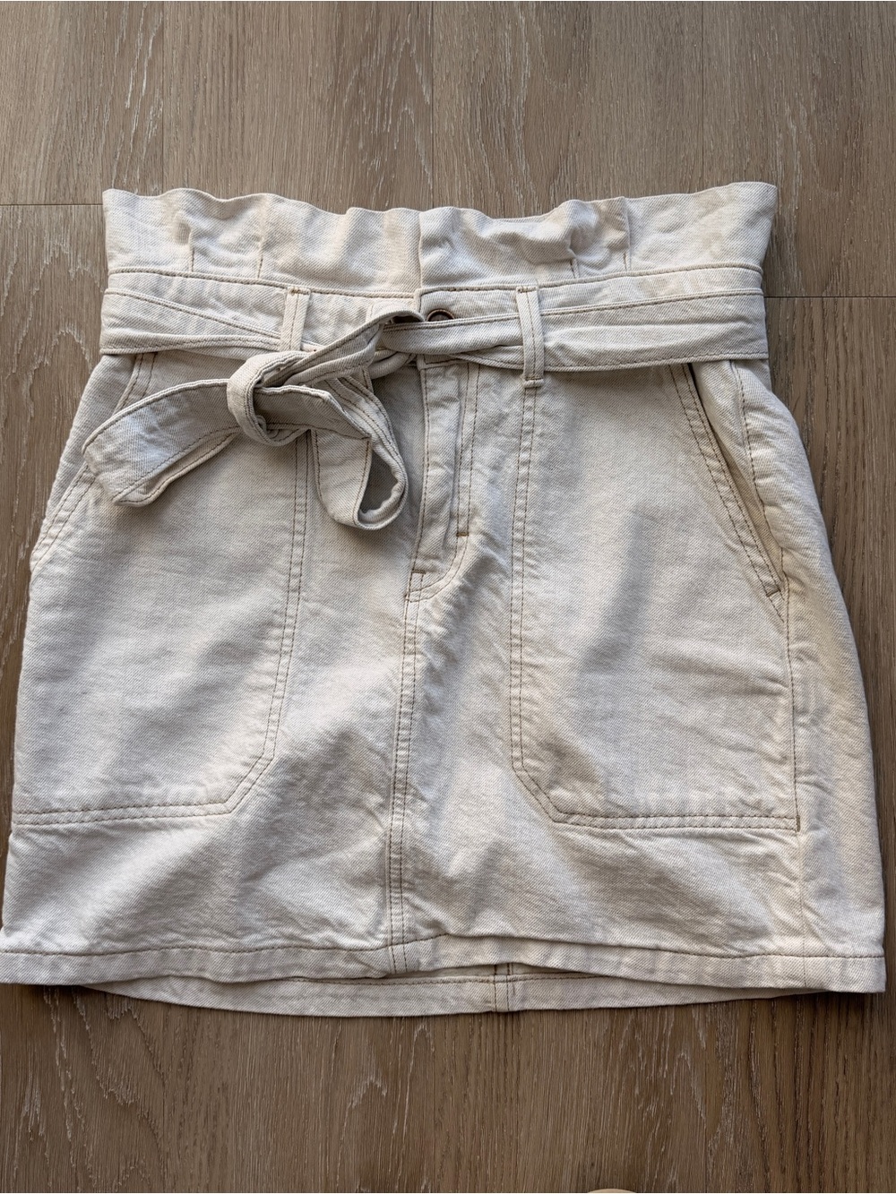 Free People Splendor in the Grass cream skirt